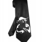 Yoda tie black satin silk Star Wars necktie