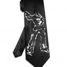 Optimus Prime Transformers tie black satin silk necktie