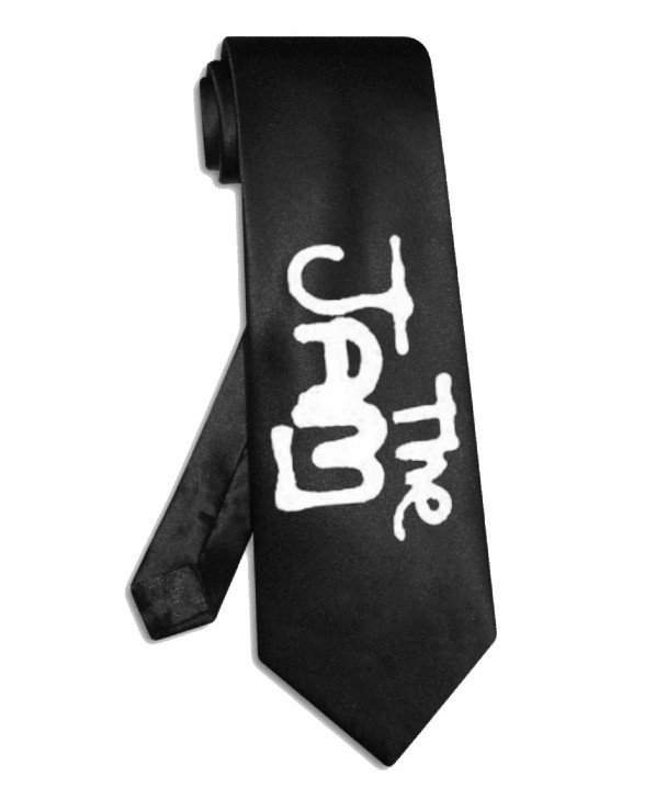 The Jam band logo tie black satin silk necktie