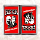 Beer Everybody Needs A Hobby Retro Humor Cigarette Case Card Holder