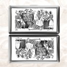 Día de los Muertos Dancing Skeletons Cigarette Case Card Holder