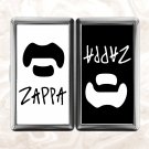 Frank Zappa Mustache Cigarette Case Metal Wallet Business ID Credit Card Money Clip Holder