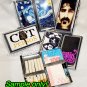 happy face Cigarette Case Metal Wallet Business ID Credit Card Money Clip Holder