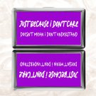 just because i don't care doesn't mean i don't understand funny humor Cigarette Case Card Holder
