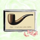Rene Magritte the treachery of images Ceci n'est pas une pipe Cigarette Case Card Holder