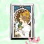 Feather La Plume Alphonse Mucha art Cigarette Case Metal Wallet Business ID Credit Card Holder