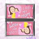 I Love My Mom Cigarette Case Business ID Credit Card Holder mother's day gift