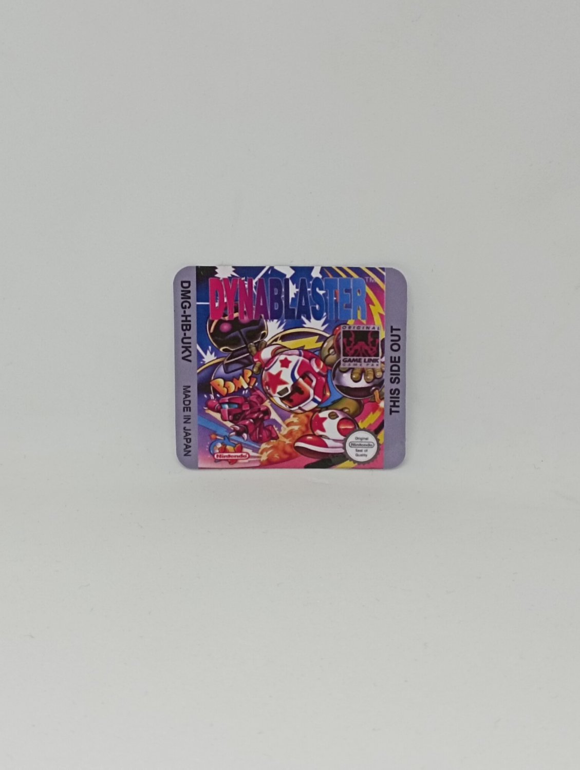 DYNABLASTER (UKV) Game Boy / GameBoy GB replacement Label