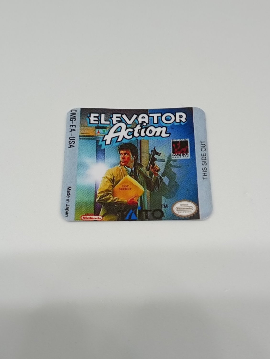ELEVATOR ACTION (USA) Game Boy / GameBoy GB replacement Label