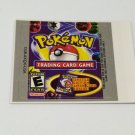 POKEMON TRADING CARD GAME (USA) Game Boy / GameBoy COLOR GBC GB replacement Label