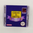 GAME & WATCH GALLERY (EUR) Game Boy / GameBoy GB replacement Label