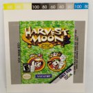 HARVEST MOON 3 (USA) Game Boy / GameBoy GB replacement Label