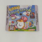 KIRBYS DREAM LAND 2 (EUR) Game Boy / GameBoy GB replacement Label
