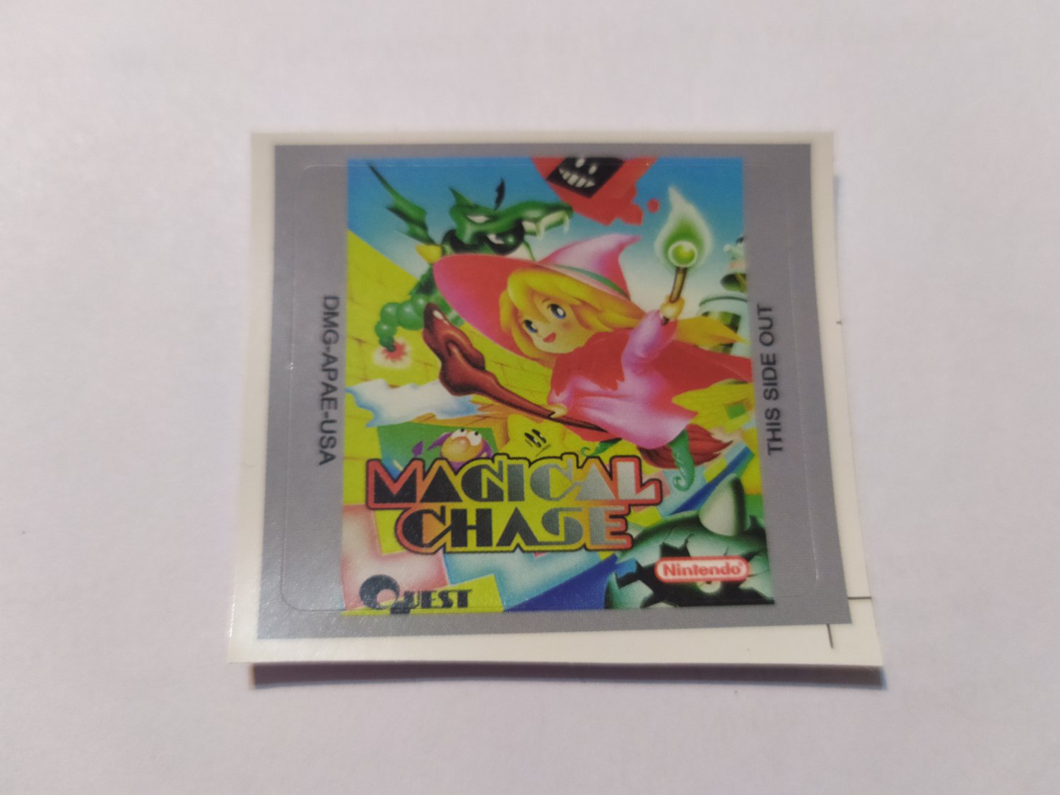 MAGICAL CHASE (USA) Game Boy / GameBoy GB replacement Label