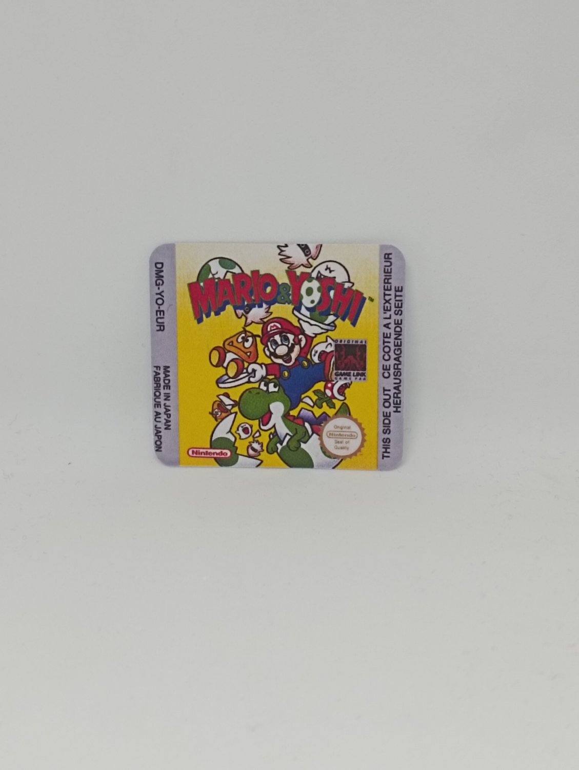 MARIO & YOSHI (EUR) Game Boy / GameBoy GB replacement Label