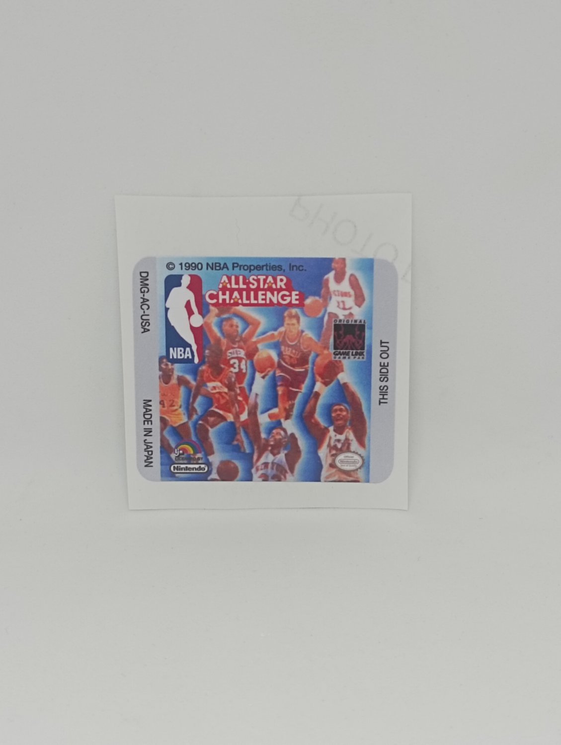 NBA ALL STAR CHALLENGE (USA) Game Boy / GameBoy GB replacement Label