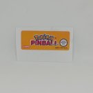 POKEMON PINBALL (EUR) Game Boy / GameBoy COLOR GBC GB replacement Label