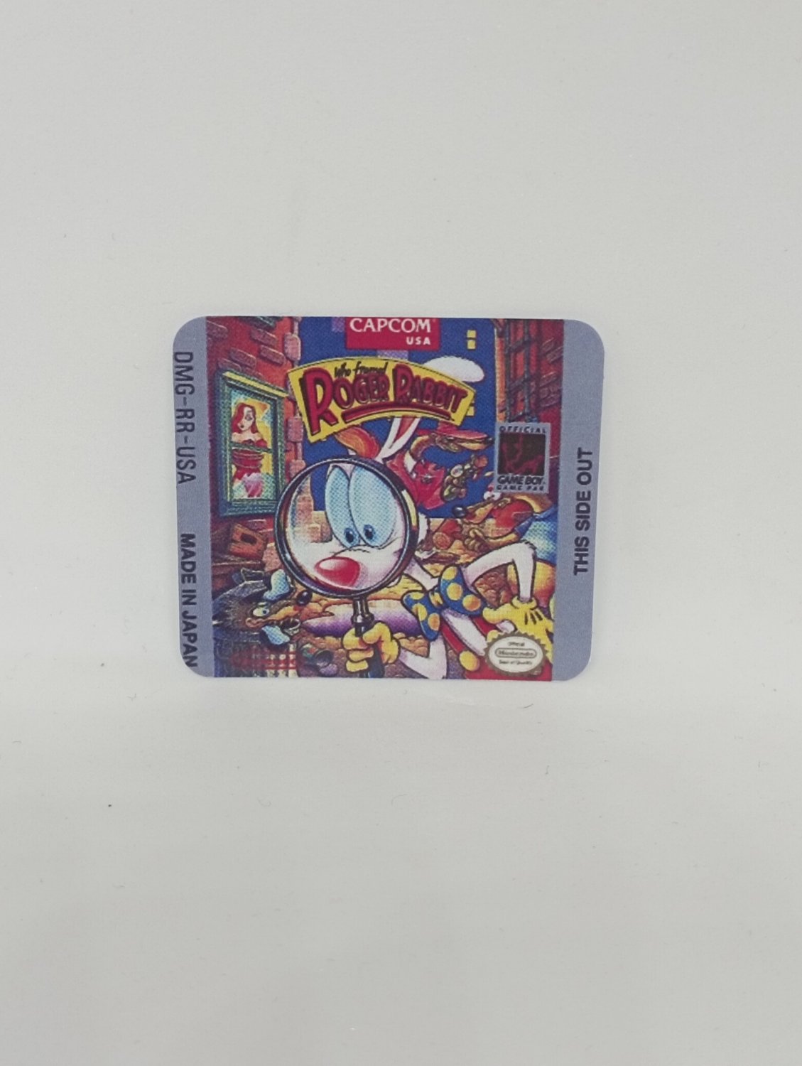 WHO FRAMED ROGER RABBIT (USA) Game Boy / GameBoy GB replacement Label