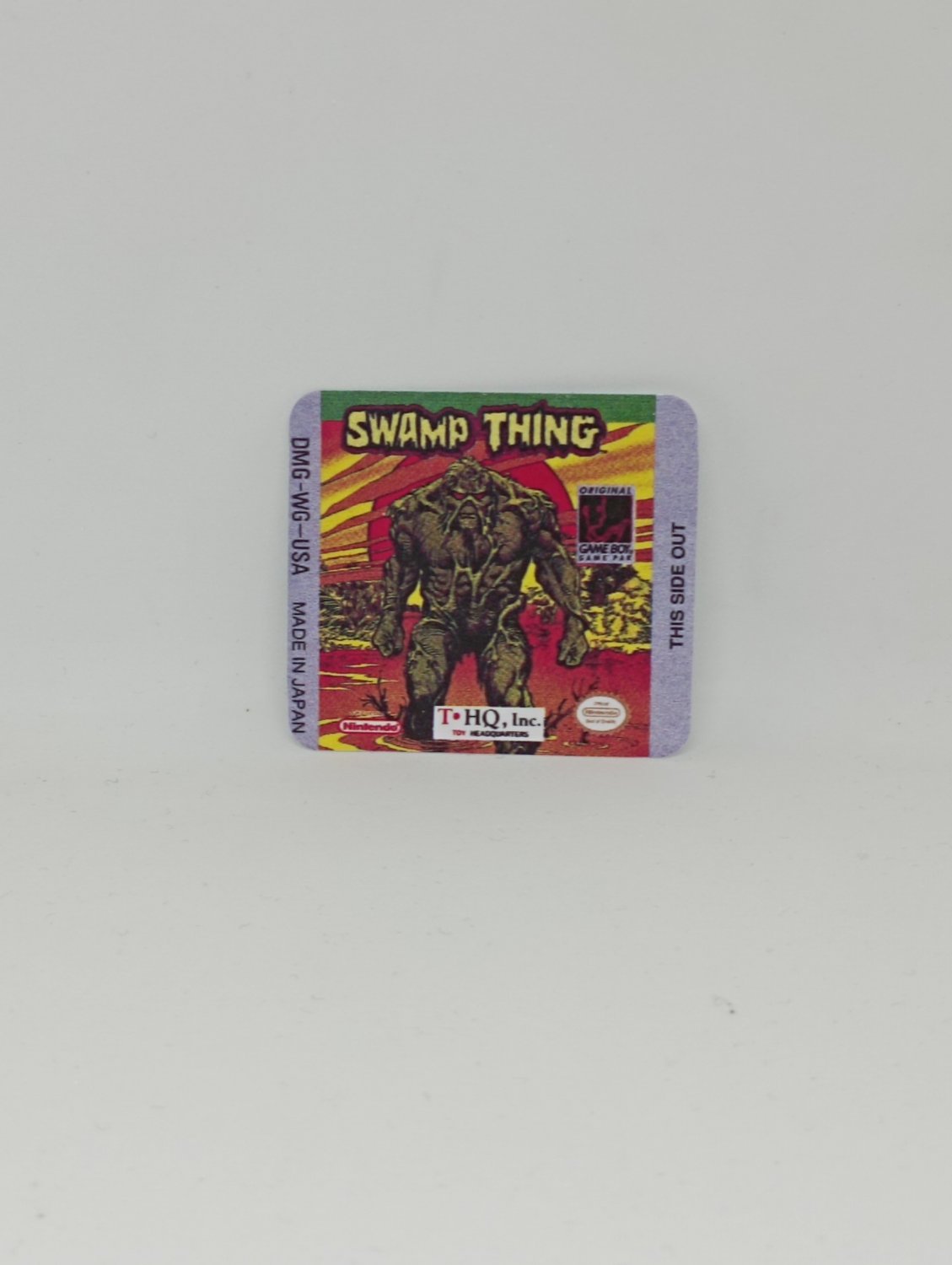 SWAMP THING (USA) Game Boy / GameBoy GB replacement Label