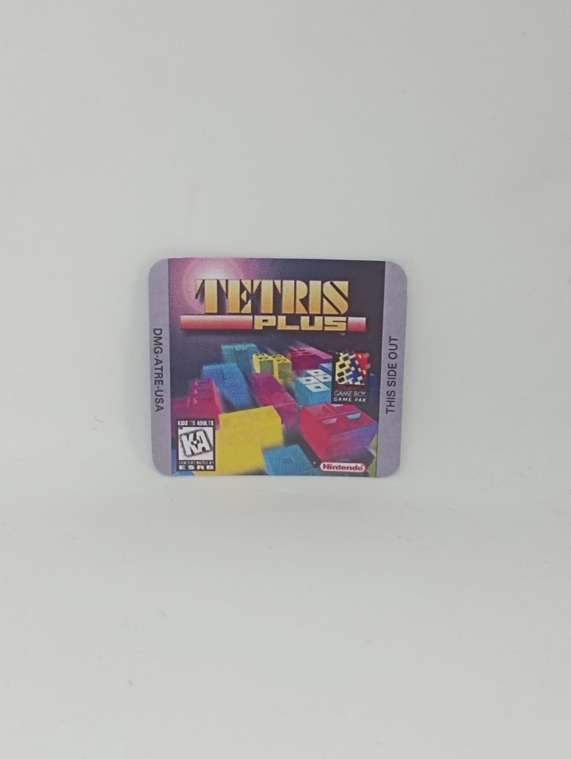 TETRIS PLUS (USA) Game Boy / GameBoy GB replacement Label