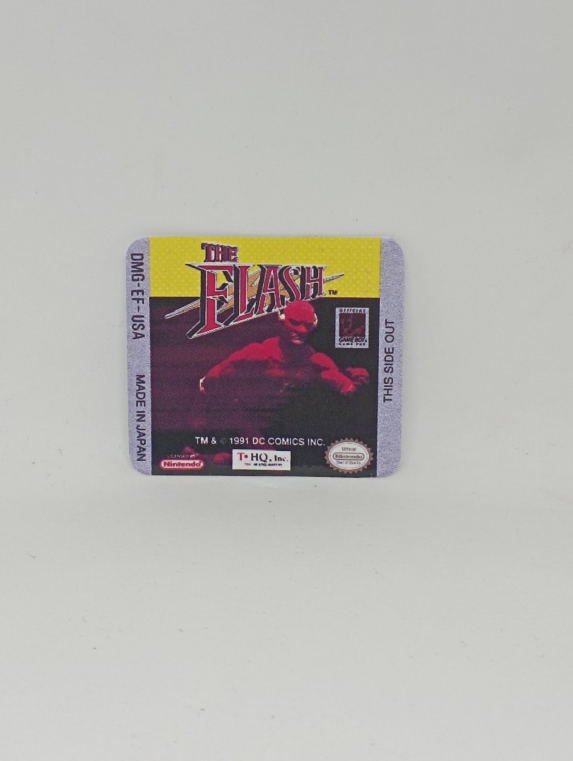 THE FLASH (USA) Game Boy / GameBoy GB replacement Label