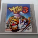 WARIO LAND 3 (USA) Game Boy / GameBoy COLOR GBC GB replacement Label