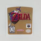 THE LEGEND OF ZELDA OCARINA OF TIME (USA) Nintendo 64 N64 replacement Label Decal