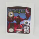 STAR FOX 64 (USA) Nintendo 64 N64 replacement Label Decal