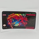 SUPER METROID Super Nintendo SNES replacement Label Decal