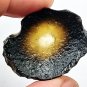 S08533 : Super Rare Concave Lens Shape Collectible Indochinite Tektite
