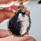 P0416 : Translucent Agni Manitite Pendant - Antique  Design  (16.8g, 4.8x3x1.6cm)