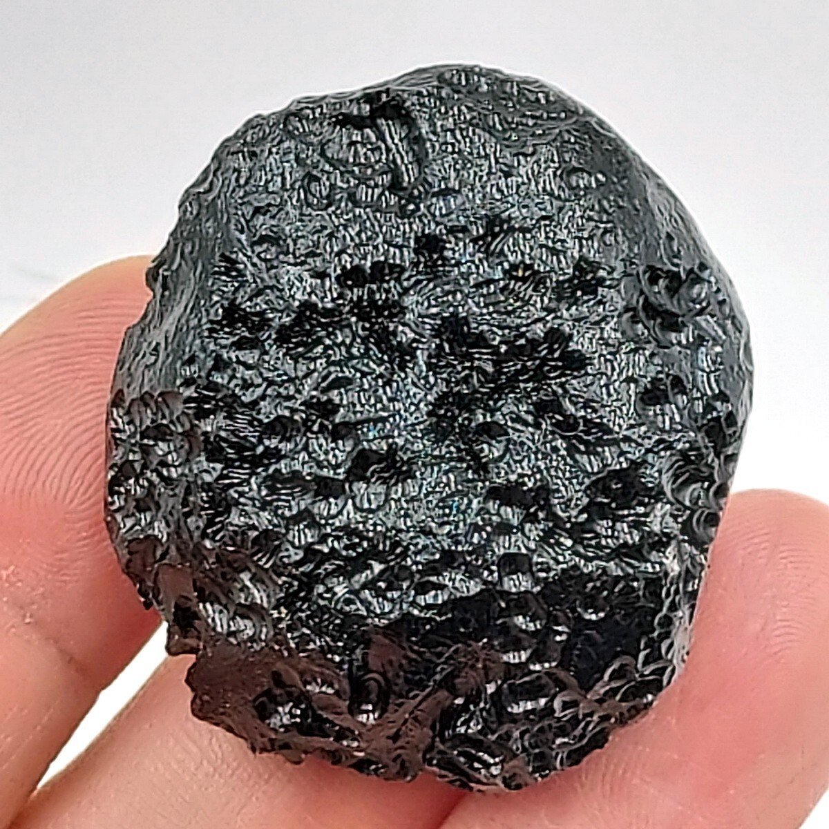 S08047 : Anda Skin Indochinite Tektite (40g) Meteorite Rare Collectible