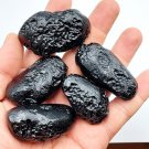 P1110 : Lot 5 pcs.  203g Indochinite Tektite Meteorite Rare Collectible
