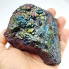 P1047 : Big Premium Leklai Natural Stone Rainbow 7 Color 796g-Thai Amulet Powerful Luck