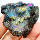 S00878 : Premium Leklai Natural Stone Rainbow 7 Color 116.6g-Thai Amulet Powerful Luck