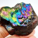 S00879 : Premium Leklai Natural Stone Rainbow 7 Color 163.9g-Thai Amulet Powerful Luck