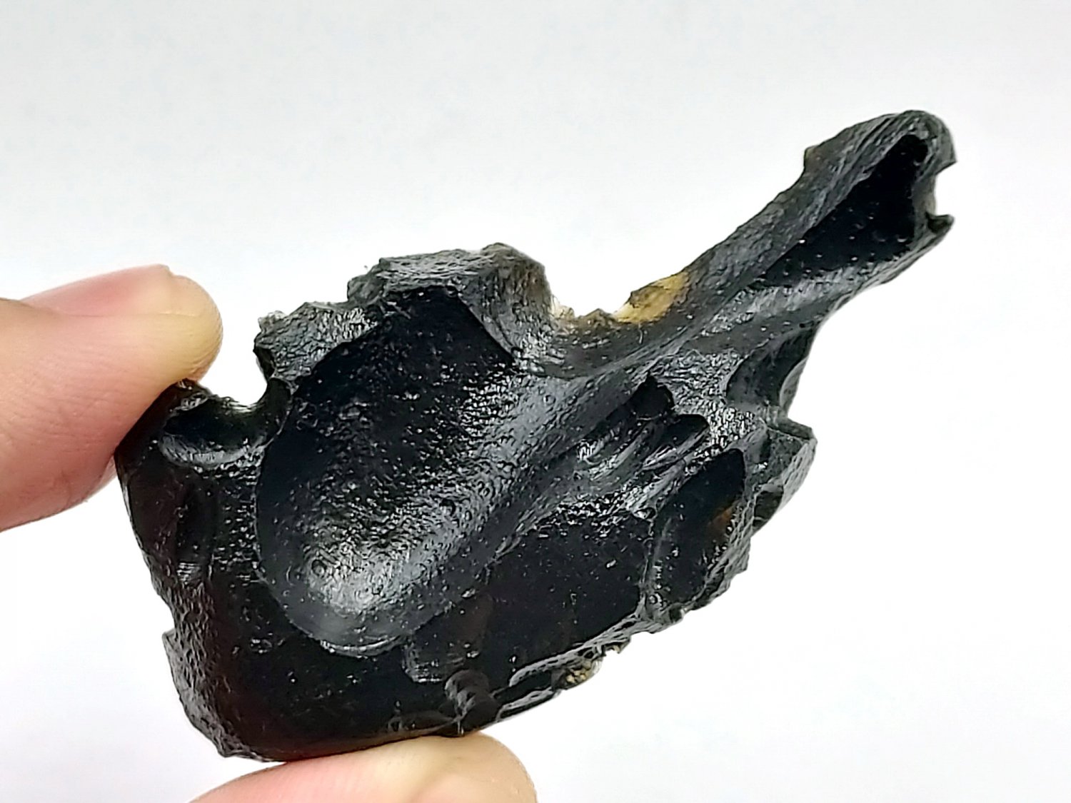 S08854 : Rare Shape Indochinite Tektite (26.7g) Meteorite Rare Collectible