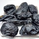 P0678 : Lot 9 pcs.202.6g Indochinite Tektite Meteorite Rare Collectible