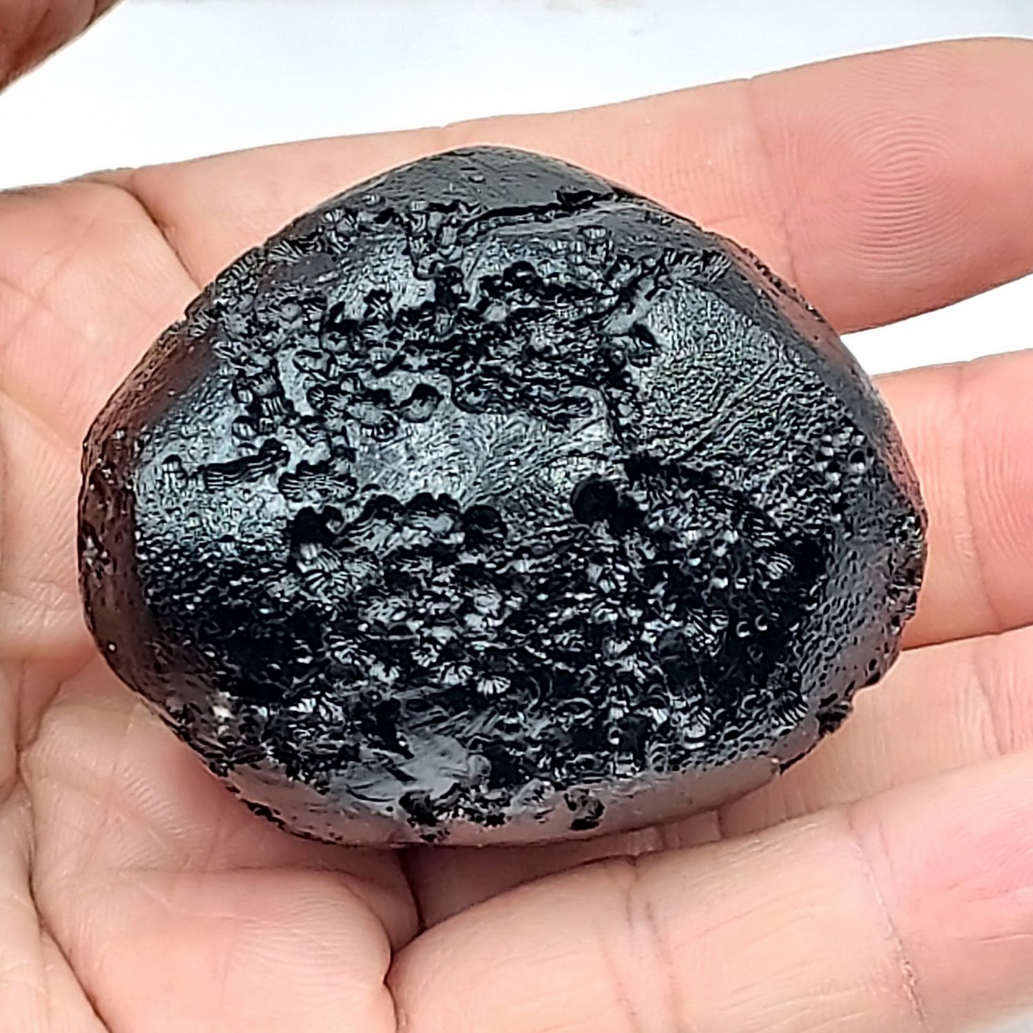 P0664 : Anda Skin Indochinite Tektite (121.9g) Meteorite Rare Collectible