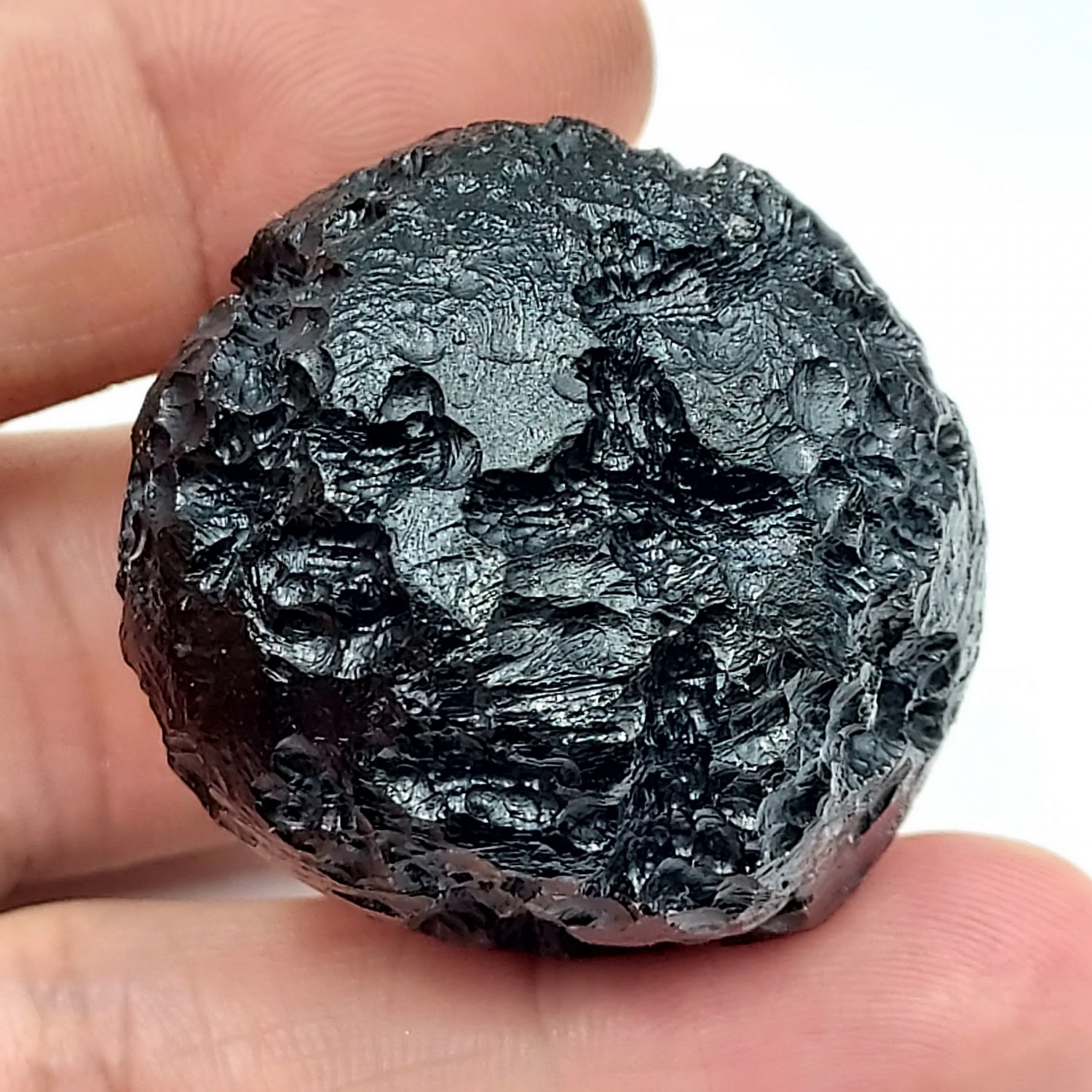 P068 : Anda Skin Indochinite Tektite (53.8g) Meteorite Rare Collectible