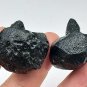 S08248 : 2 Rare Shape Indochinite Tektite (67.8g) Meteorite Rare Collectible