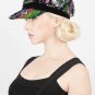 Rainbow Reversible Sequin  CAPTAIN NEWSBOY HAT NEW
