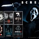 Scream Slasher Movie Collage A4 Glossy Poster | Wall Deco | Movie Poster