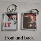 Handmade IT Horror Movie Double-Sided Pennywise Keyring | Acrylic Horror Fan Gift Handmade IT Horror Movie Double-Sided Pennywise Keyring | Acrylic Horror Fan Gift