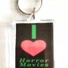 Handmade I Heart Horror Movies single sided Keyring  | Acrylic Horror Fan Gift
