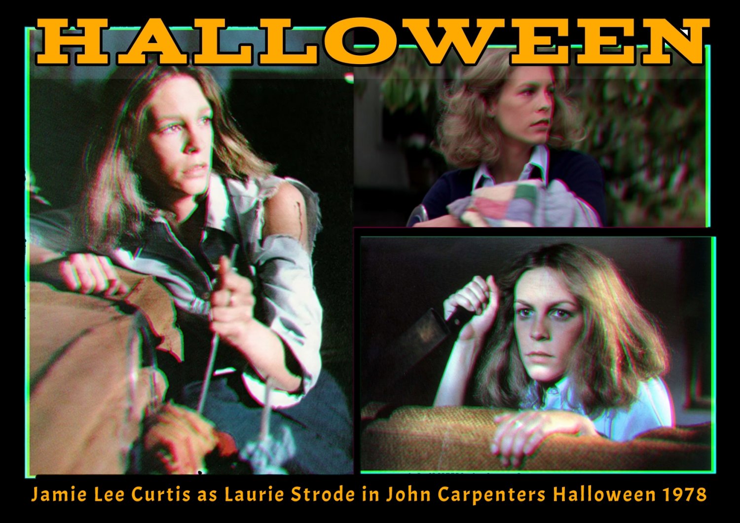 Halloween Jamie Lee Curtis A4 Glossy Photo Print By Tiffany Horror