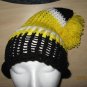 Pittsburgh Pride rollup knit hat with pom-pom