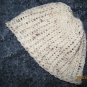 Cream Fleck skully knit hat