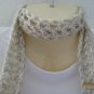 Cream & More crocheted scarf