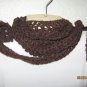 Brown & More crocheted scarf